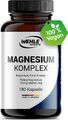 Magnesium hochdosiert 2250 mg Magnesium pro Tagesdosis - 3-Fach Komplex 180 Kps