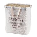 Wäschesammler MCW-C34, Laundry Wäschekorb, 54x63x32cm 89l beige mit Henkel