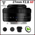 TTArtisan AF 27mm F2.8 Lens for Fujifilm XF Fuji X Mount X-T30 II X-T4 Camera