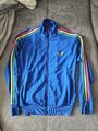 Adidas Firebird Jacke L Blau Retro Vintage Kult Rare Trefoil Oldschool