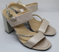 Geox Respira Damenschuhe Sandalen Pumps Gr.41 beige Leder K