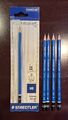 5 Bleistifte Staedtler Mars Lumograph HB, H, 2H