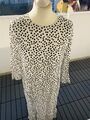 Schickes Kleid Zara Gr L Weiss Schwarz Punkte Dots  Blogger 🌸 NEU o. Etikett