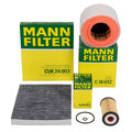 MANN Filterset Filterpaket 3-tlg für OPEL ASTRA K 1.6 BiTurbo/CDTi 95-160 PS