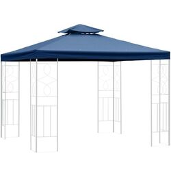 Ersatzdach Dach Wasserdicht für Pavillon 3x3 m Kaminabzug Partyzelt wasserf M4V0