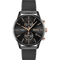 HUGO BOSS HERREN-ASSOCIATE-UHR HB1513811 SCHWARZ – GARANTIE – UVP 379,00