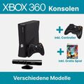 Microsoft Xbox 360 SLIM Konsole + Kinect + Controller + Gratis Spiele! Gebraucht