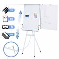 Jago® Flipchart Whiteboard 60x90cm Stativ höhenverstellbar magnetisch Magnettafe