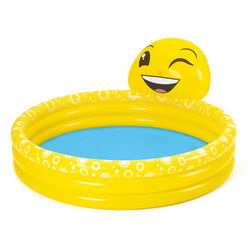 Planschbecken Kinder Aufblasbar Summer Smiles Ø 165 cm Swimming Pool Becken