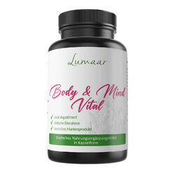 Body & Mind  - Kapseln mit Vitamine C, D, E + Astaxanthin + Curcumin + Omega3 us