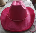 Karneval Hut Cowboyhut Rosa