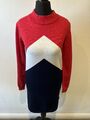 Tommy Hilfiger Mädchen Pullover Kleid 13-14 Jahre 164 (oder Damen Small) Colourblock