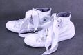 Converse All Star Big Eyelets Sneaker Chucks Gr. 41 grau Satinschleife CH3-567