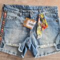 Please süße Shorts Gr.162 Neu Hellblau Jeans  Neu mit Etikett 