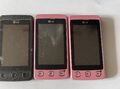 LG KP500 Cookie - Schwarz/Pink Android Smartphones x3 Posten