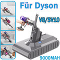 9000mAh Für Dyson original V8 21,6V SV10 Akku Absolute Fluffy Vakuum Staubsauger