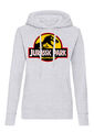 Blondie & Brownie Damen Fun Hoodie Pullover Jurassic T-Rex Park Dinosaurier Dino