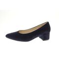 Gabor Pumps Halbschuhe Ballerina Leder Dunkel Blau Damen Schuhe Gr. 38,5