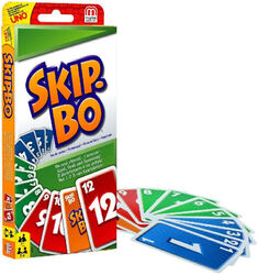 Mattel Skip-Bo Kartenspiel (52370-0) Ovp Leicht Beschädigt