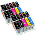 10x Patronen für CANON XXL PGI-580 CLI-581 PIXMA TS705a TS6351a TS6350a TR8550.