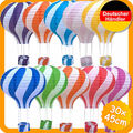 LAMPION HEISSLUFTBALLON Laterne 30x45cm Party Garten Deko Dekoration