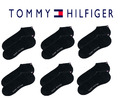 Tommy Hilfiger Herren Sneakersocken (Sneaker) Knöchelsocken  6er Pack Schwarz