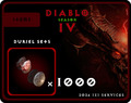 D4 Diablo 4 Season 6 Vessel of Hatred Duriel Sets 1000x Sum 2000/2000 Eggs/Shard