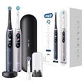 Oral-B Elektrische Zahnbürste iO 9 + 2. Handstück Lade-Reiseetui  Black/ Rose