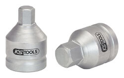 KS Tools 3/4" Kraft-Bit-Stecknuss Innensechskant kurz, 24 mm - 515.0006