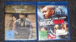 Inside Man + Training Day (Blu-ray) 2x Denzel Washington *KULT*