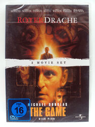 Roter Drache + The Game - 2 Thriller - Anthony Hopkins, Michael Douglas, Norton