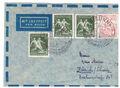 DDR 1957  Mi 530,544,Aerogramm,SST Berlin 18.3.57 Vignette ProPatria Schweiz 195