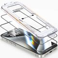 2X 6D Echt Schutzglas für iPhone 16 15 14 13 Pro Max Panzerfolie EASY INSTALL 9H