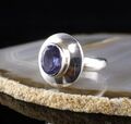 Vintage Silberring 925 Silber Ring mit Amethyst Gr. 58