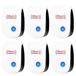 4/6X Electronic Ultrasonic Pest Reject Mosquito Cockroach Mouse Killer Repeller