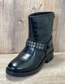 Guess BILI  Cowboy Bikerstiefeletten Damen Stiefel Gr 37 / 38  schwarz Neu