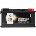 SIGA Autobatterie 100Ah 12V 800A Starterbatterie statt 95Ah 92Ah 90Ah 88Ah 110Ah