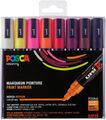 POSCA Pigmentmarker POSCA PC-5M 8er Box warme Farben