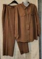 (41) 2Teiler Blusenjacke & Hose Gr. 48 Caramel Creation Atelier