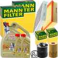 MANN INSPEKTIONSPAKET+7L CASTROL 5W-30 ÖL passend für MERCEDES W176 246 C117 CLA