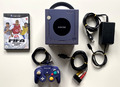 Nintendo GameCube Konsole in Lila (DOL-001) mit Spiel