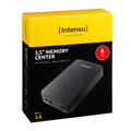 Intenso 6TB HDD externe Festplatte Memory Center 3,5 Zoll  USB 3.0 schwarz