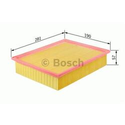 BOSCH 1 457 433 323 Luftfilter für FORD VOLVO