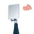 WENKO Kosmetik Schmink Spiegel Bad ohne Bohren anti Beschlag WC Dusche Wand