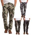 Herren Army Cargo Combat Camouflage Hose 100% Baumwolle Straight Leg Work Wear