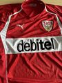 VfB Stuttgart Auswärts 2004 2005 debitel Rot Original Puma Gr XL