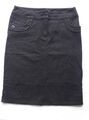 PENNYBLACK Max Mara Rock D34 schwarz Jeans Taschen schlitz