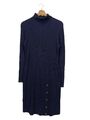 COMMA Pulloverkleid Damen Gr. DE 38 blau Casual-Look