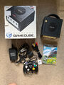 ***Nintendo GameCube Schwarz Konsole OVP - PAL mit Spiel/Kabel/Controller***