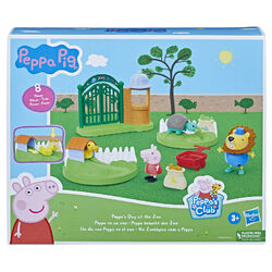 HASBRO GAMING F64315X0 Peppa besucht den Zoo Spielset, Mehrfarbig